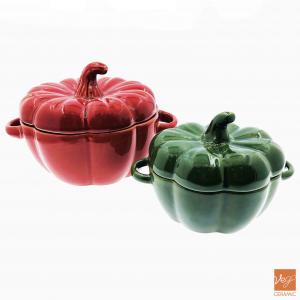 Halloween 2-pieces stoneware casserole pot ceramic casserole dish with lid