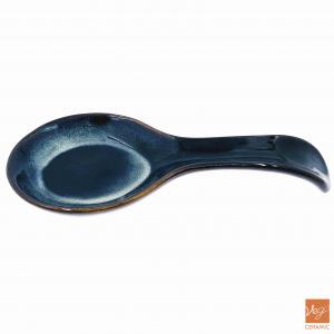 Reactive glazed kitchen spoon holder ceramic spoon rest