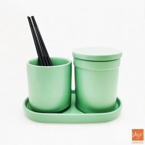 WEIGAO Manufacturer stackable Ceramic Utensil holder